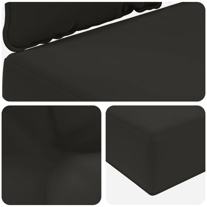 Cuscino per divano da esterno Poliestere Nero 80 x 68,5 x 8 cm | homemem39