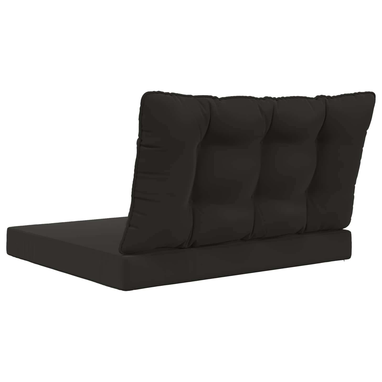 Cuscino per divano da esterno Poliestere Nero 80 x 68,5 x 8 cm | homemem39