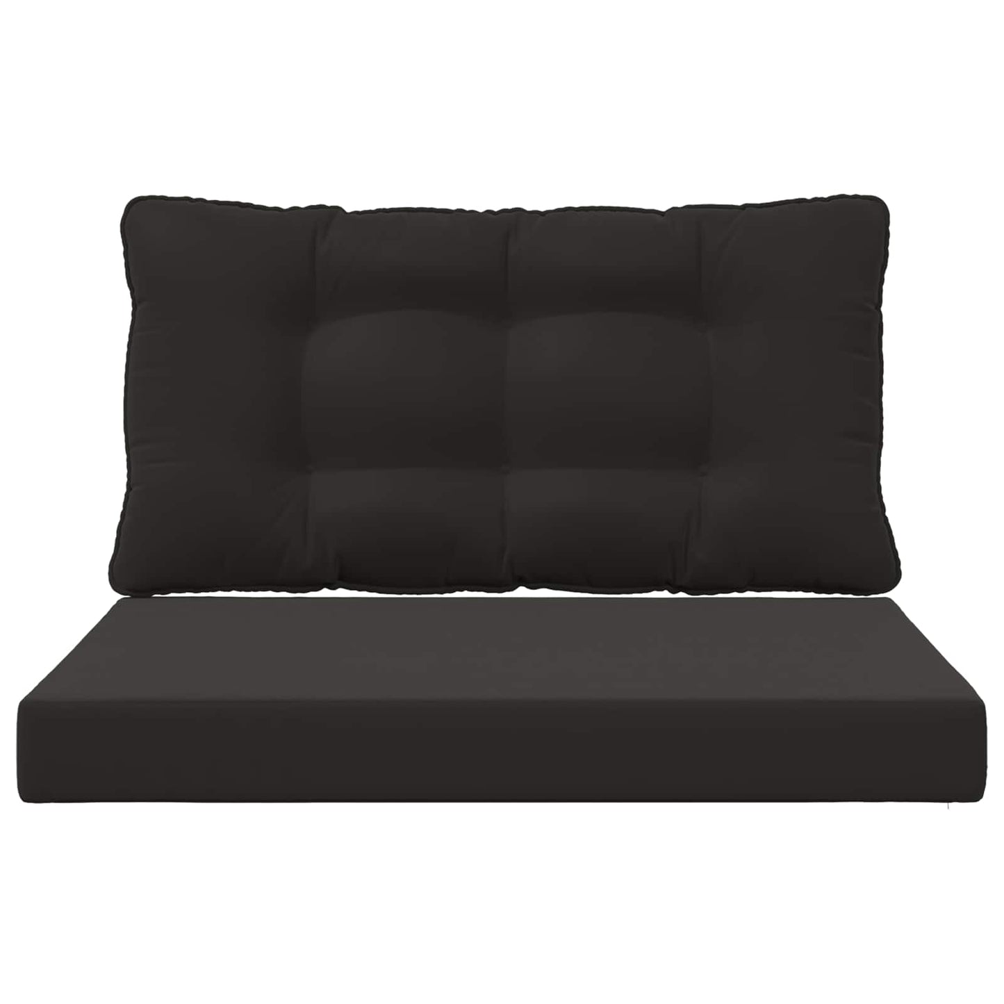 Cuscino per divano da esterno Poliestere Nero 80 x 68,5 x 8 cm | homemem39
