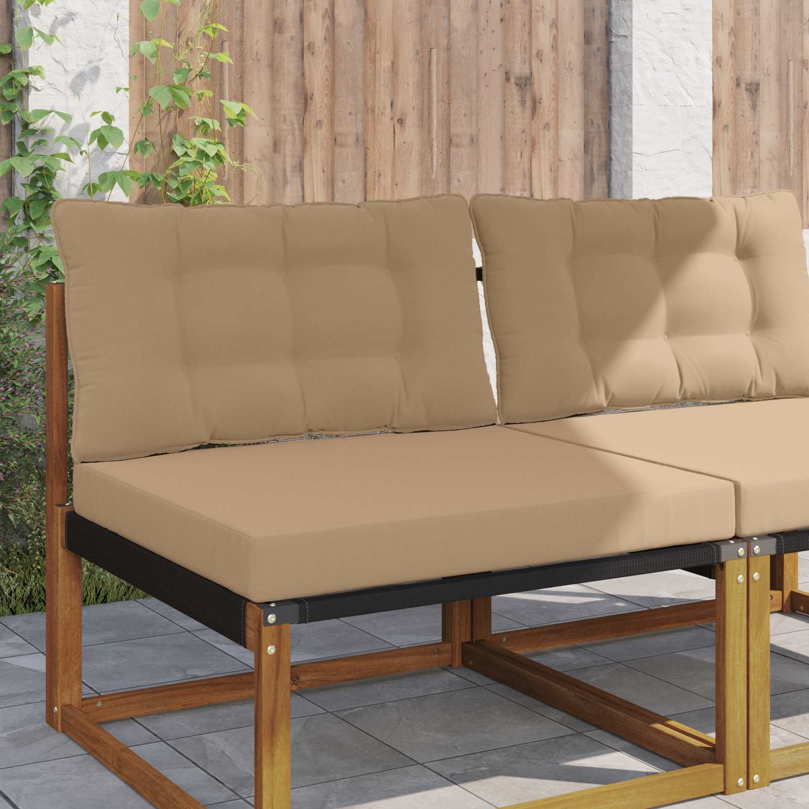 Cuscino per divano da esterno Poliestere Talpa 80 x 68,5 x 8 cm | homemem39