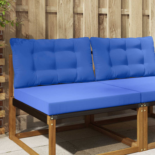 Cuscino per divano da esterno Poliestere Blu Reale 80 x 68,5 cm - homemem39