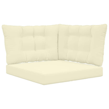 Cuscino per divano da esterno Poliestere Crema 80 x 43 x 10 cm | homemem39