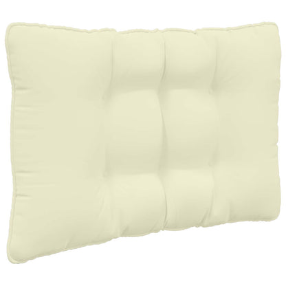 Cuscino per divano da esterno Poliestere Crema 80 x 43 x 10 cm | homemem39