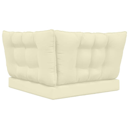 Cuscino per divano da esterno Poliestere Crema 80 x 43 x 10 cm | homemem39