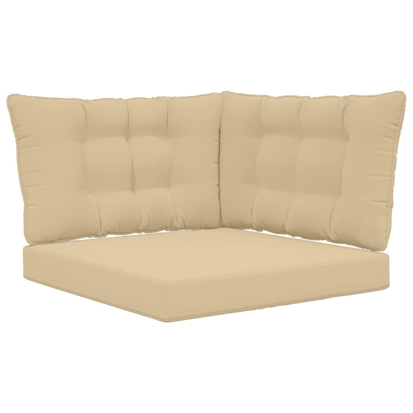 Cuscino per divano da esterno Poliestere Beige 80 x 43 x 10 cm | homemem39