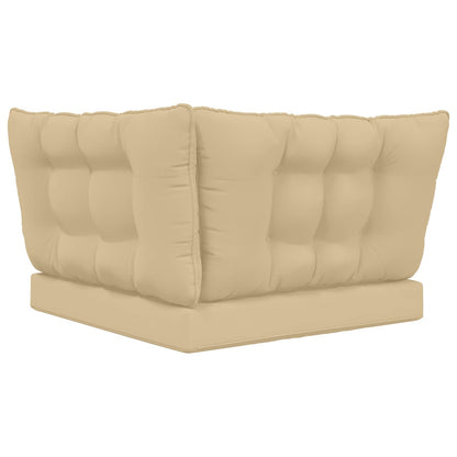 Cuscino per divano da esterno Poliestere Beige 80 x 43 x 10 cm | homemem39