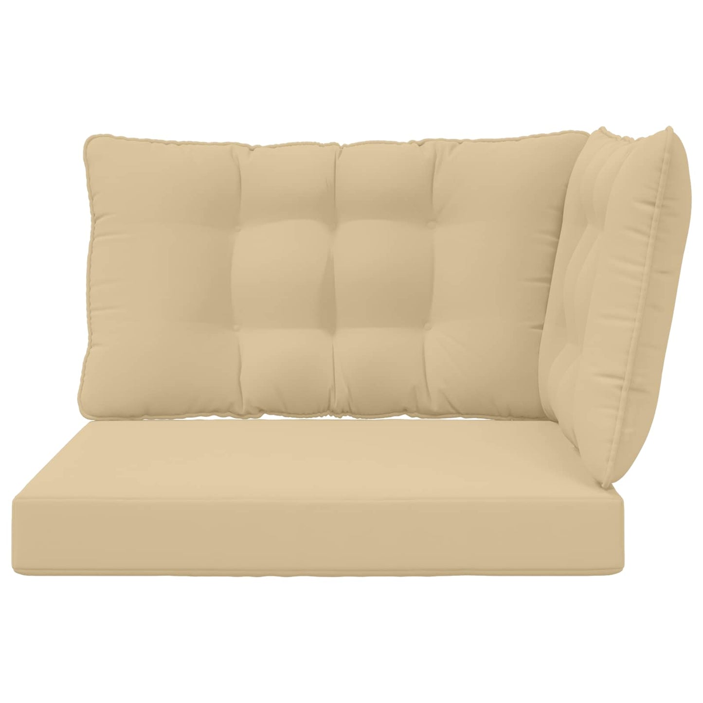 Cuscino per divano da esterno Poliestere Beige 80 x 43 x 10 cm | homemem39