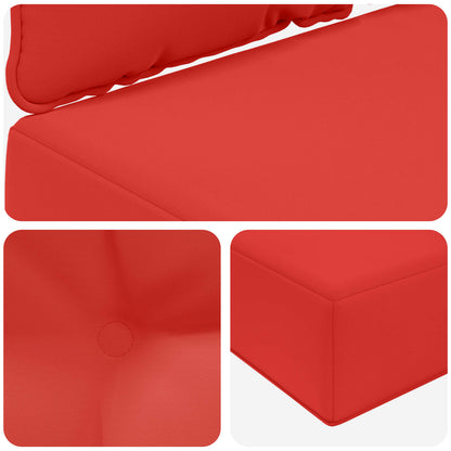 Cuscino per divano da esterno Poliestere Rosso 80 x 43 x 10 cm | homemem39