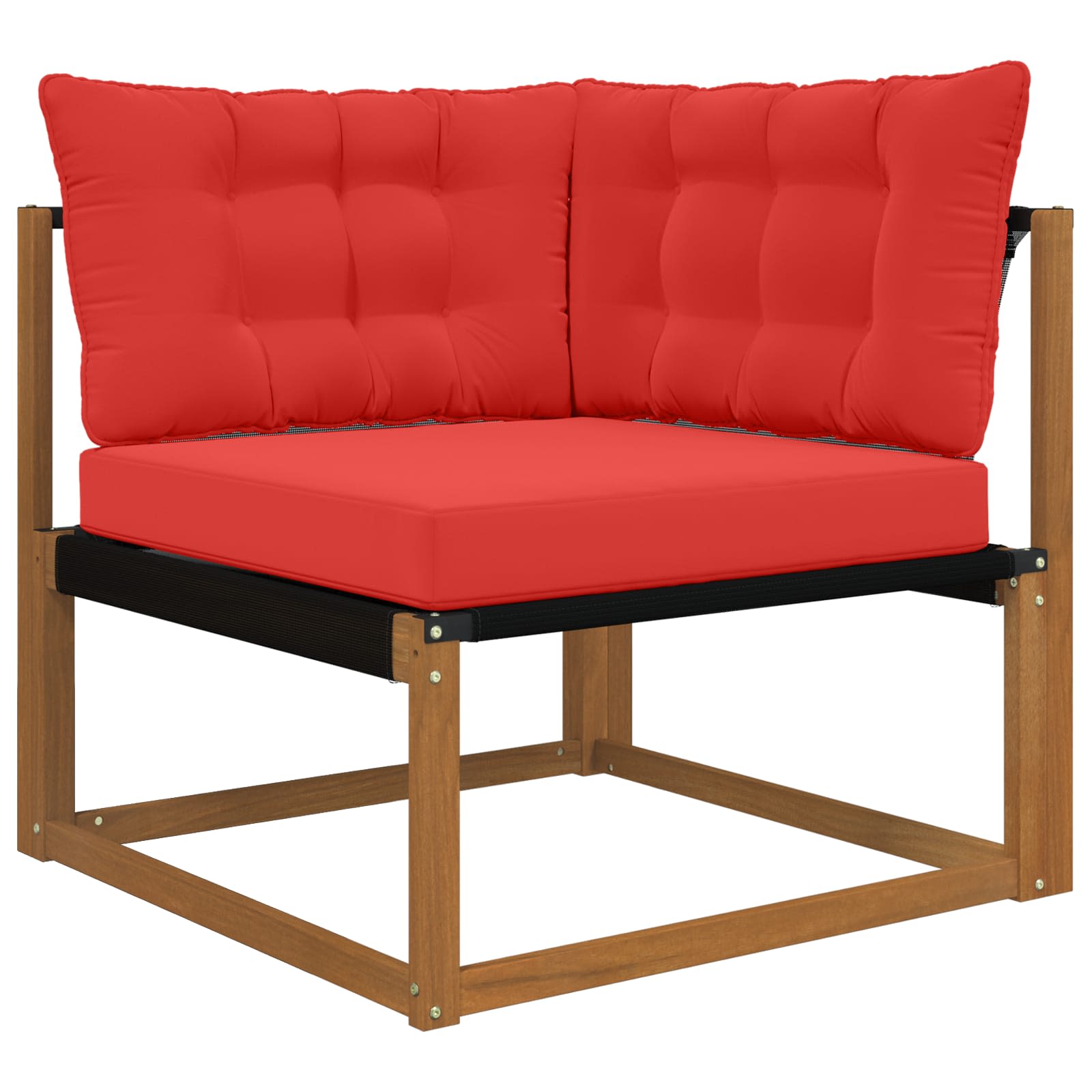 Cuscino per divano da esterno Poliestere Rosso 80 x 43 x 10 cm | homemem39
