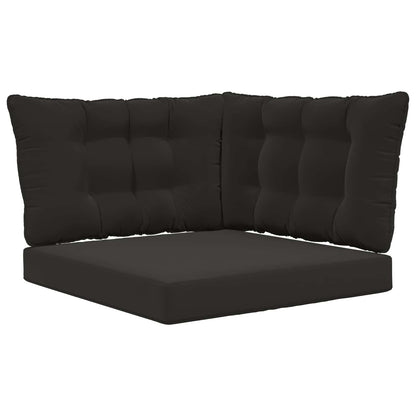 Cuscino per divano da esterno Poliestere Nero 80 x 43 x 10 cm | homemem39