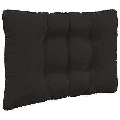 Cuscino per divano da esterno Poliestere Nero 80 x 43 x 10 cm | homemem39