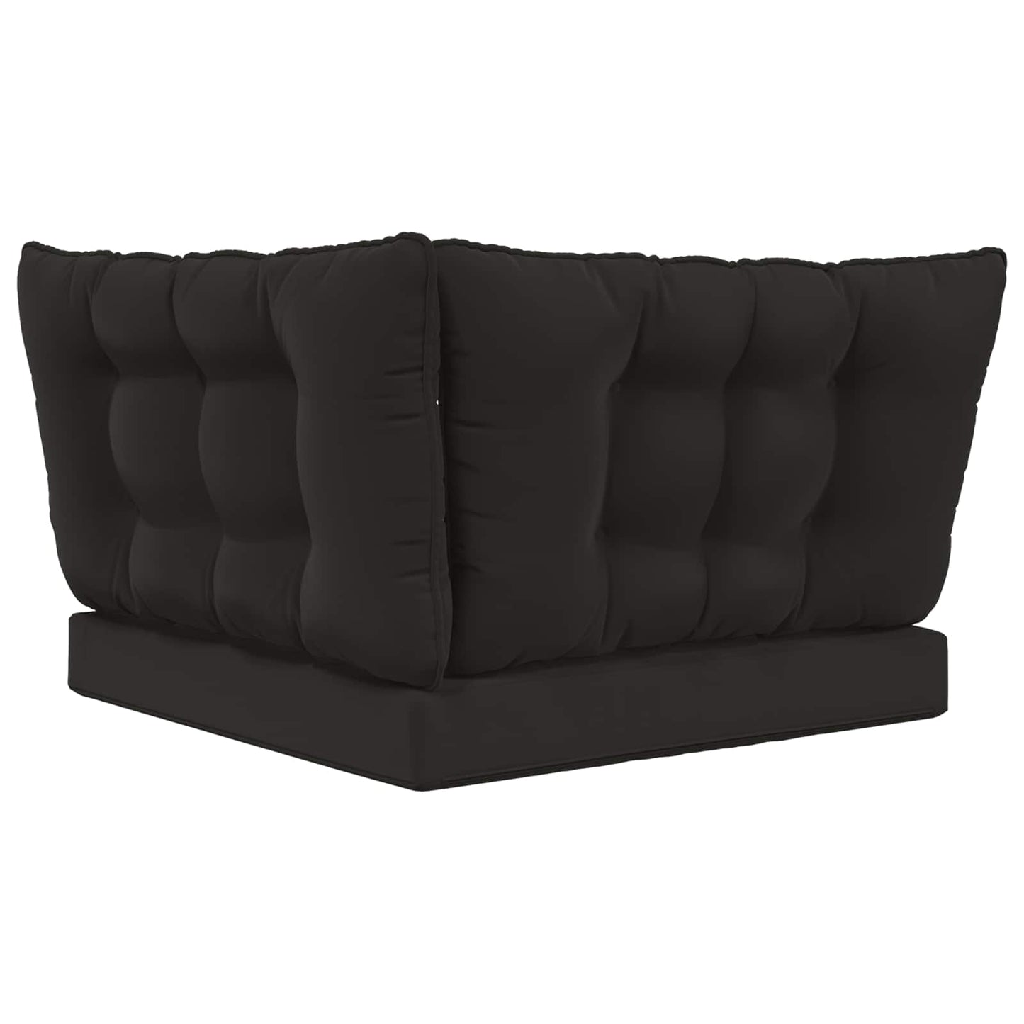 Cuscino per divano da esterno Poliestere Nero 80 x 43 x 10 cm | homemem39