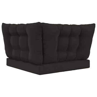 Cuscino per divano da esterno Poliestere Nero 80 x 43 x 10 cm | homemem39