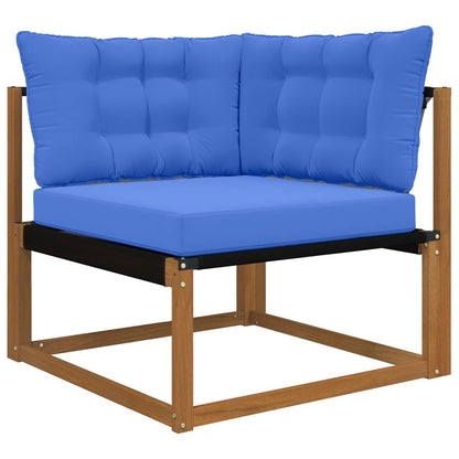 Cuscino per divano da esterno Poliestere Blu Reale | homemem39