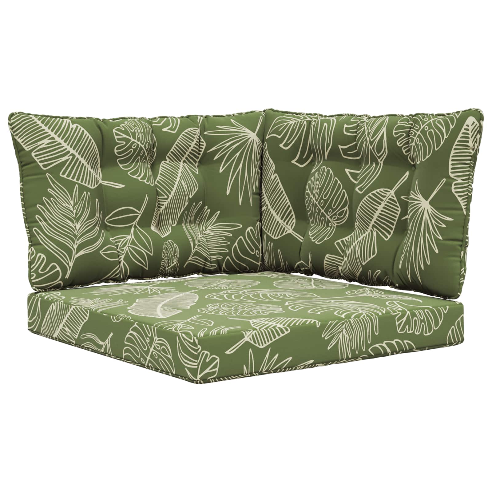 Cuscino per divano da esterno Poliestere Design a foglia | homemem39