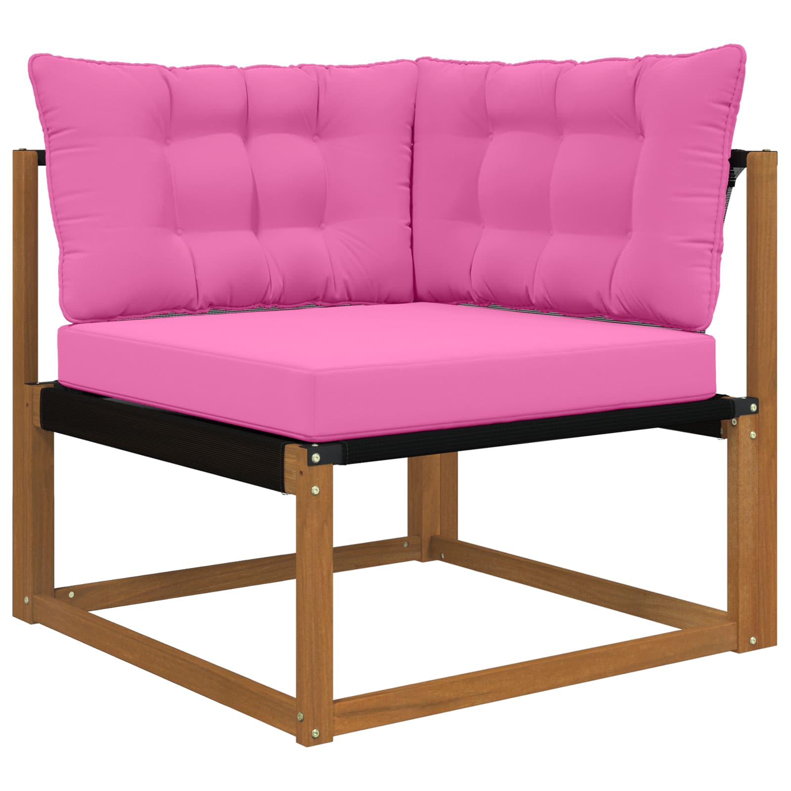 Cuscino per divano da esterno Poliestere Rosa 80 x 43 x 10 cm | homemem39
