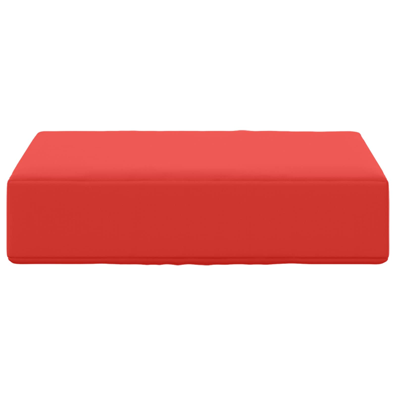 Cuscino da Sedia Esterno Rosso 40 x 40 x 8 cm 100% Poliestere | homemem39