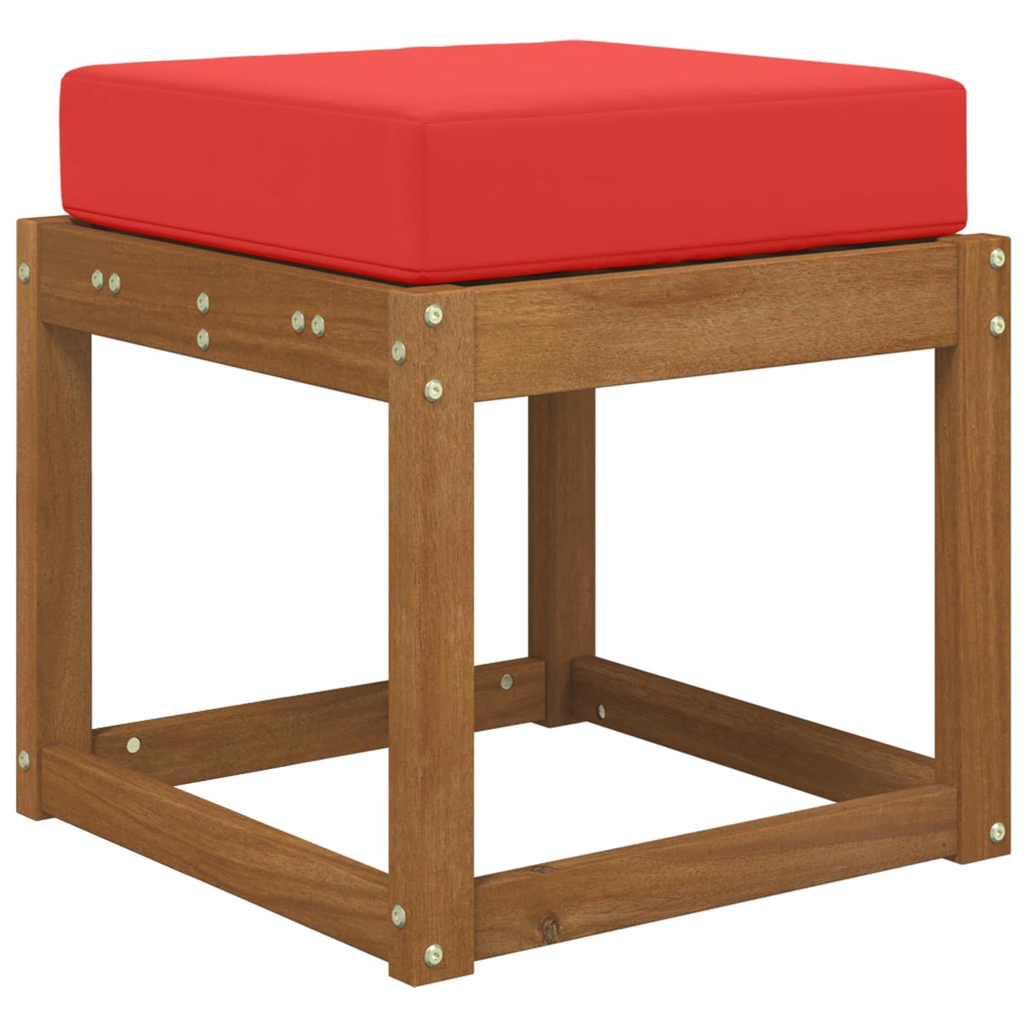 Cuscino da Sedia Esterno Rosso 40 x 40 x 8 cm 100% Poliestere | homemem39