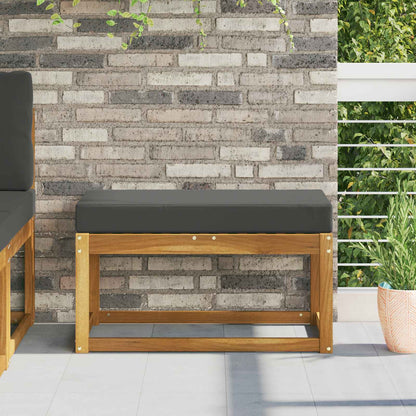 Cuscino da Sedia Esterno Antracite 80 x 40 x 8 cm | homemem39