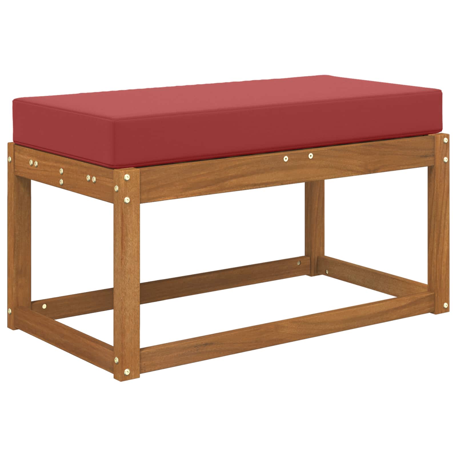 Cuscino da Sedia Esterno Rosso vino 80 x 40 x 8 cm | homemem39