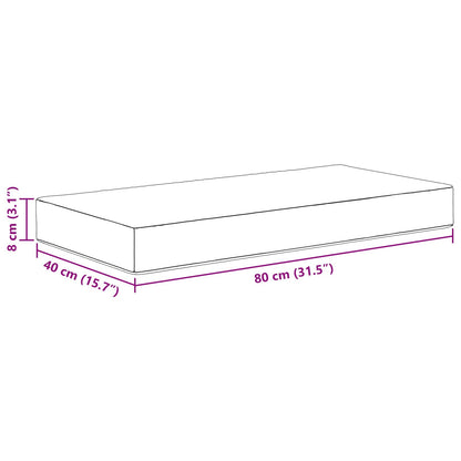 Cuscino da Sedia Esterno Rosso vino 80 x 40 x 8 cm | homemem39