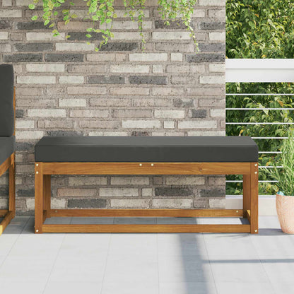 Cuscino da Sedia Esterno Antracite 115 x 40 x 8 cm