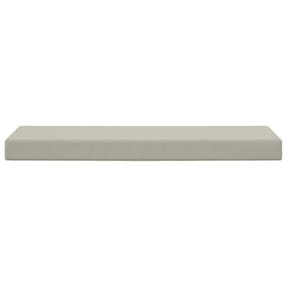 Cuscino da Sedia Esterno Grigio 111,5 x 40 x 8 cm | homemem39