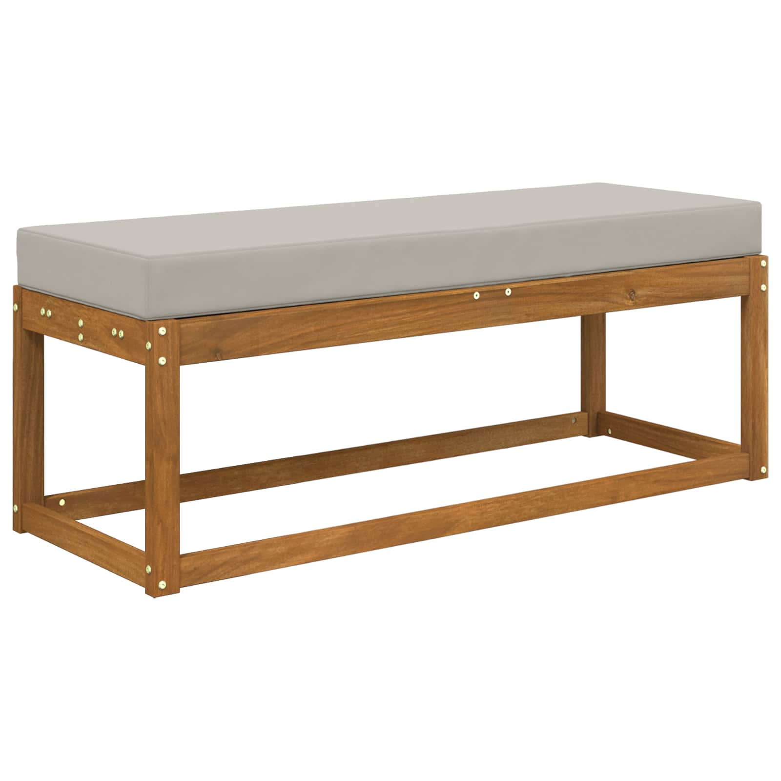 Cuscino da Sedia Esterno Grigio 111,5 x 40 x 8 cm | homemem39