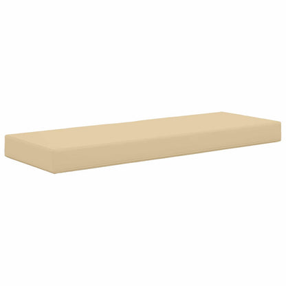 Cuscino da Sedia Esterno Beige 115 x 40 x 8 cm 100% Poliestere