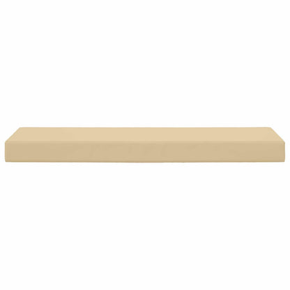 Cuscino da Sedia Esterno Beige 115 x 40 x 8 cm 100% Poliestere