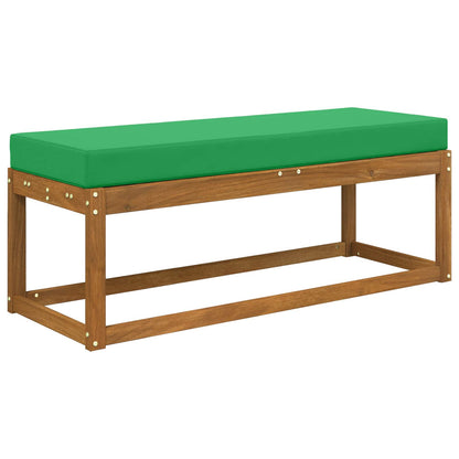 Cuscino da Sedia Esterno Verde 111,5 x 40 x 8 cm