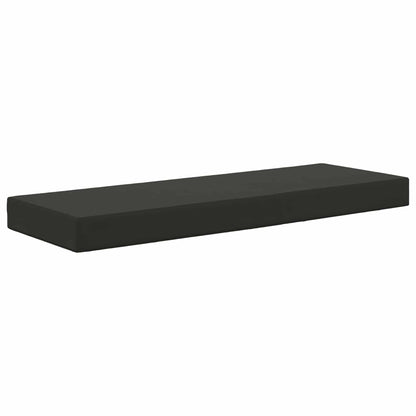 Cuscino da Sedia Esterno Nero 111,5 x 40 x 8 cm 100% Poliestere