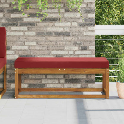 Cuscino da Sedia Esterno 100% Poliestere Rosso vino | homemem39