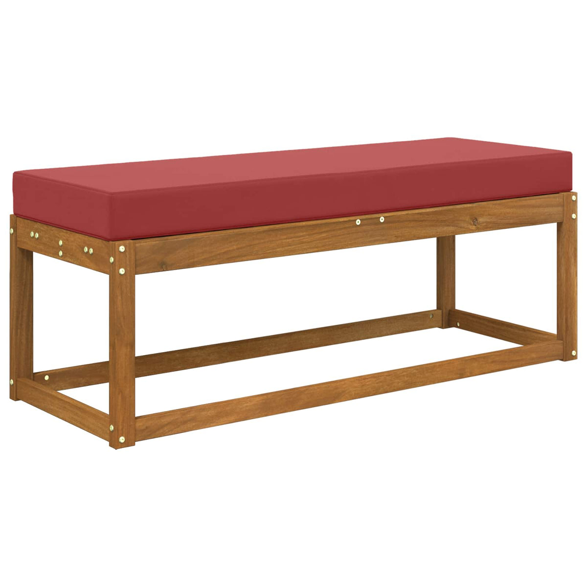 Cuscino da Sedia Esterno 100% Poliestere Rosso vino | homemem39