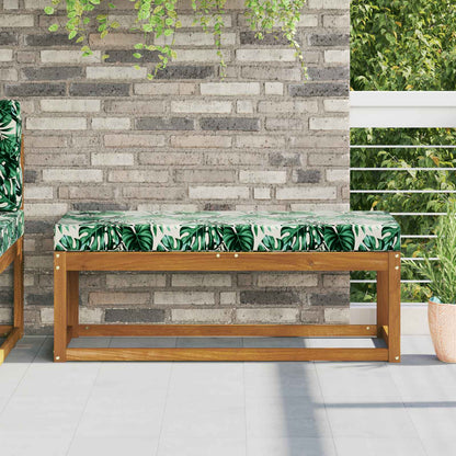 Cuscino da Sedia Esterno Fogli tropicali 111,5 x 40 x 8 cm | homemem39