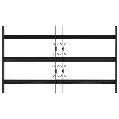 Griglia Finestra Nero 75.5 x 45 cm Acciaio verniciato a polvere