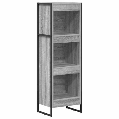 Armadio per Libri Grigio Sonoma 80 x 30 x 155 cm