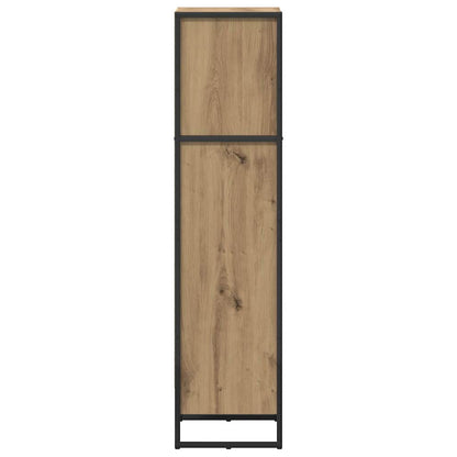 Armadio per Libri Rovere Artigianale 80 x 30 x 155 cm