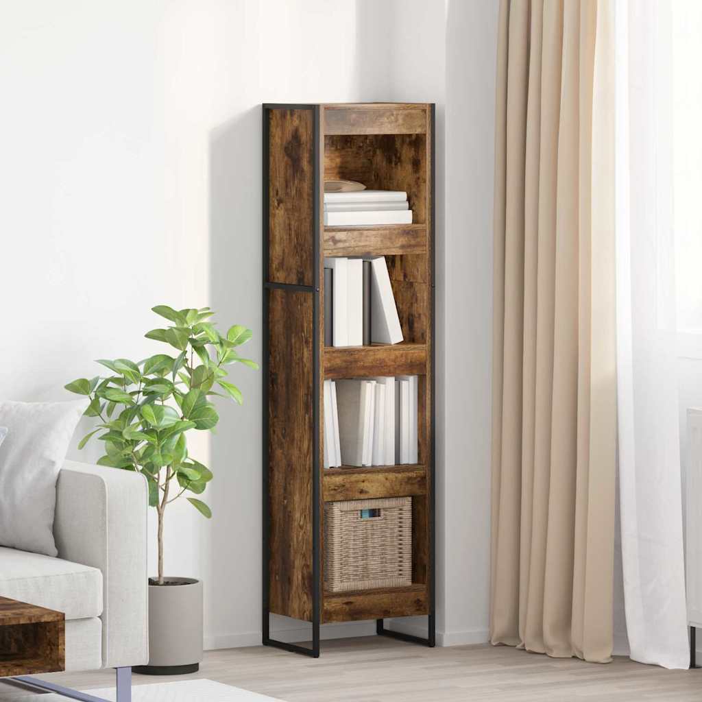 Armadio per Libri Quercia Fumosa 40 x 30 x 155 cm | homemem39