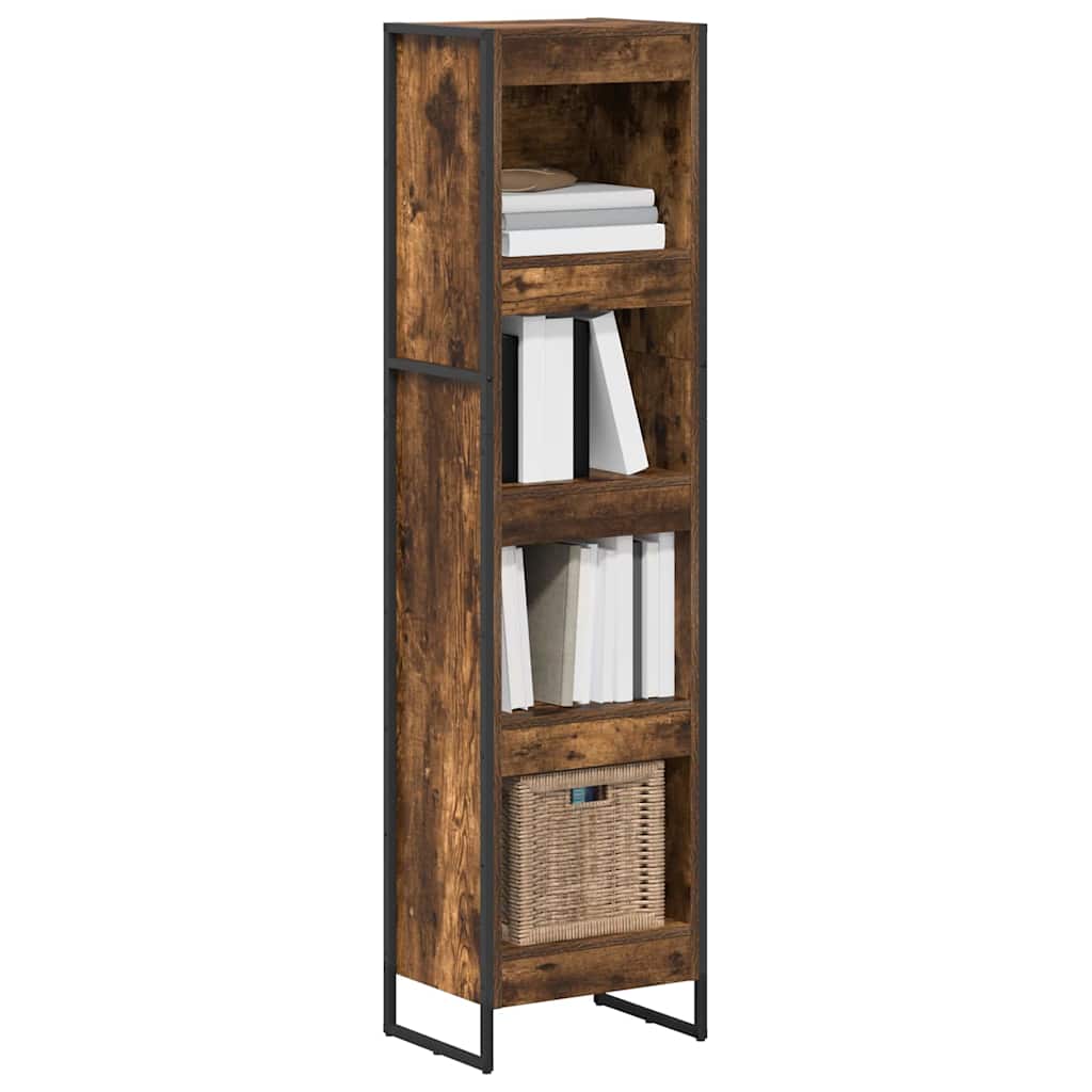 Armadio per Libri Quercia Fumosa 40 x 30 x 155 cm | homemem39