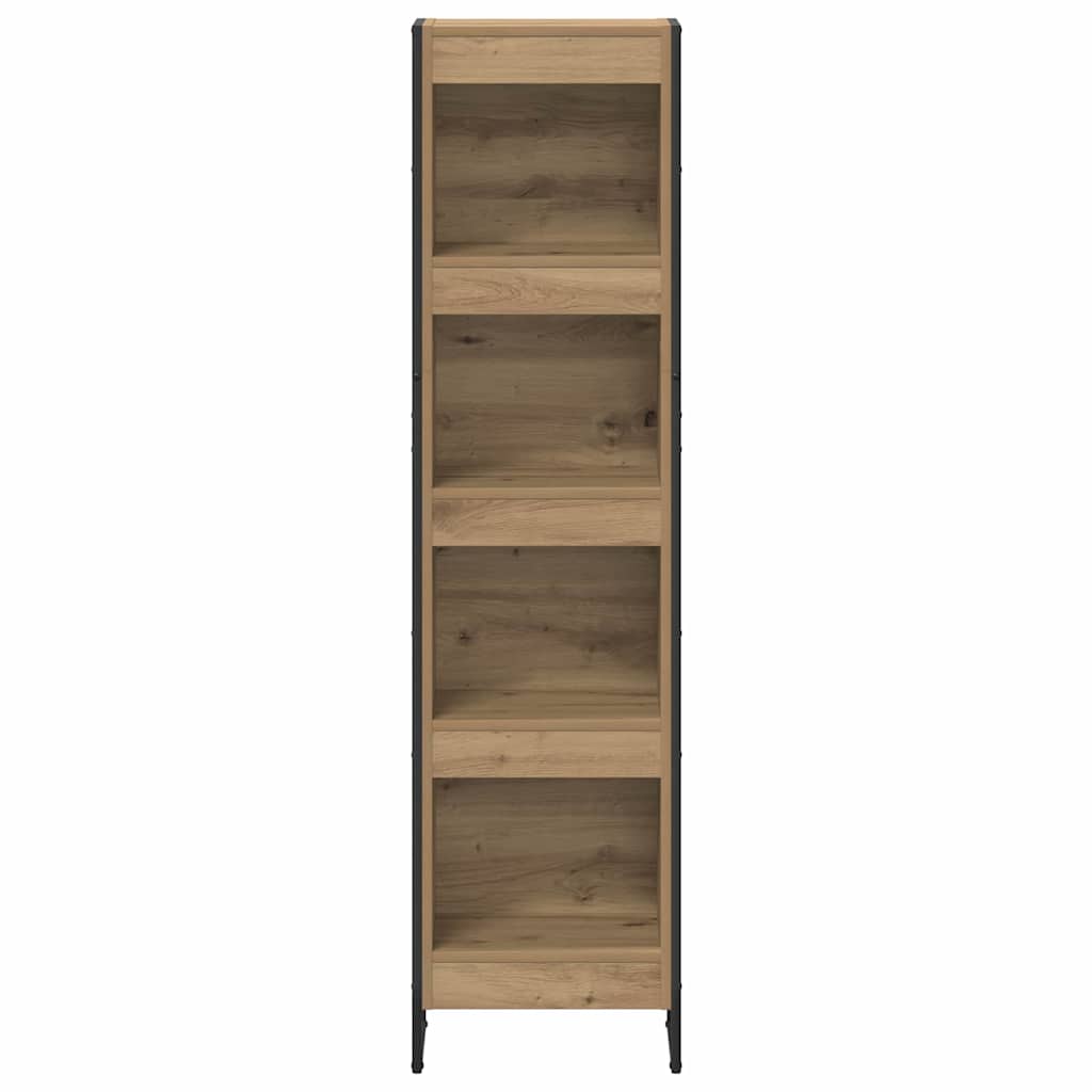Armadio per Libri Rovere Artigianale 80 x 30 x 155 cm
