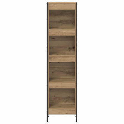 Armadio per Libri Rovere Artigianale 80 x 30 x 155 cm