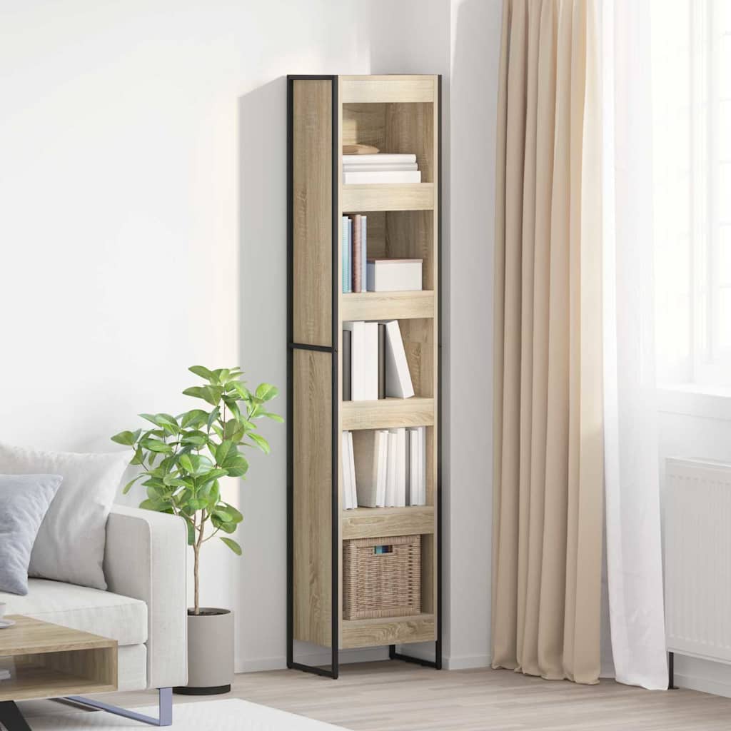 Armadio per Libri Sonoma 80 x 30 x 155 cm Legno multistrato