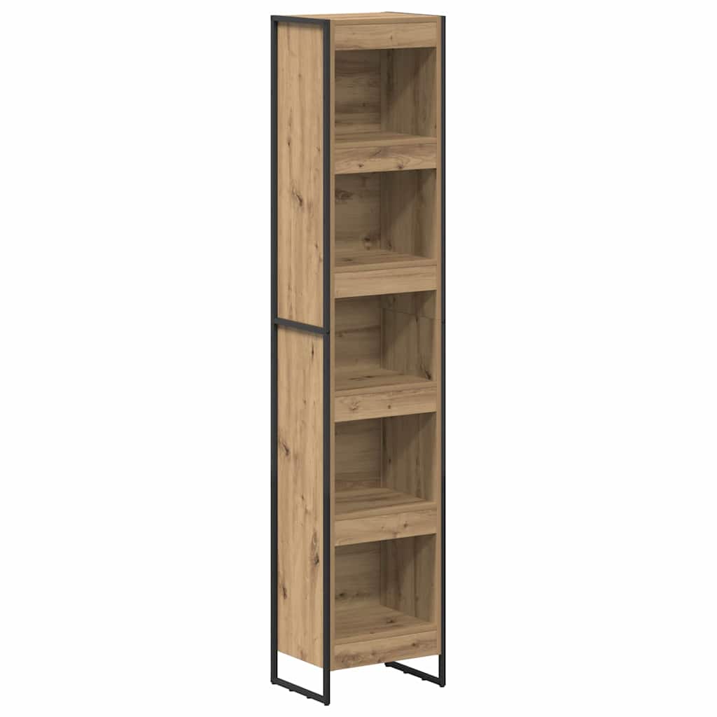 Armadio per Libri Rovere Artigianale 80 x 30 x 155 cm