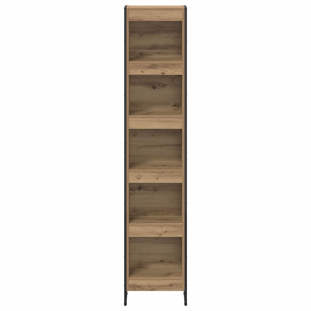 Armadio per Libri Rovere Artigianale 80 x 30 x 155 cm