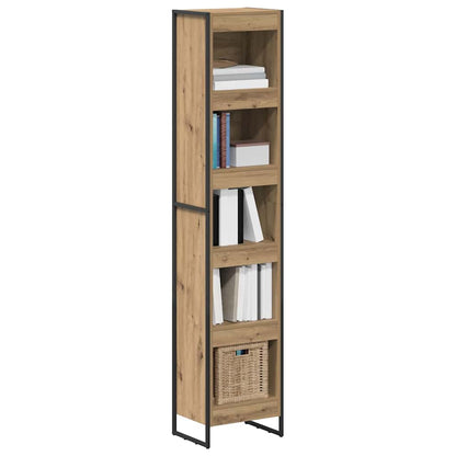 Armadio per Libri Rovere Artigianale 80 x 30 x 155 cm
