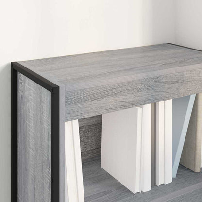 Armadio per Libri Grigio Sonoma 80 x 30 x 155 cm