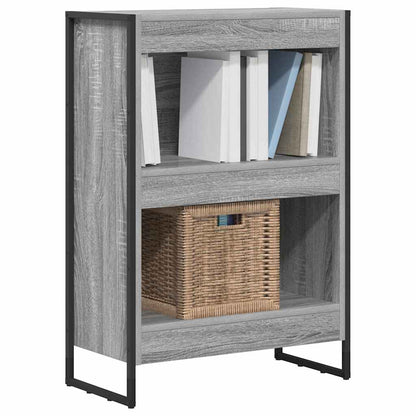 Armadio per Libri Grigio Sonoma 80 x 30 x 155 cm