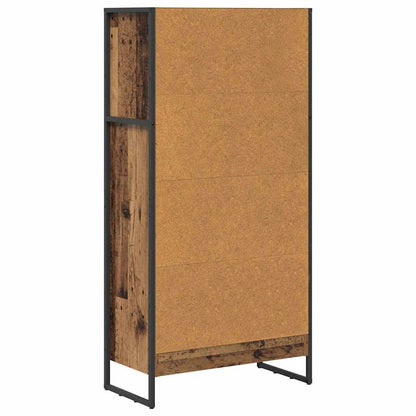 Armadio per Libri Legno vecchio 80 x 30 x 155 cm