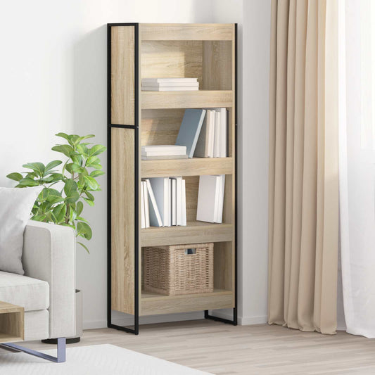 Armadio per Libri Sonoma 80 x 30 x 155 cm Legno multistrato